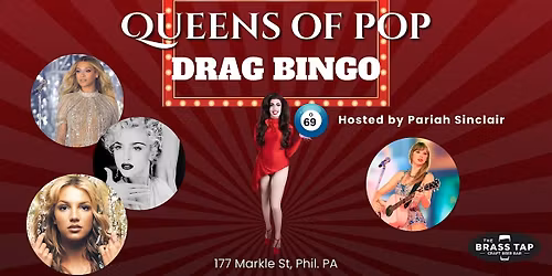 QUEENS OF POP DRAG BINGO
