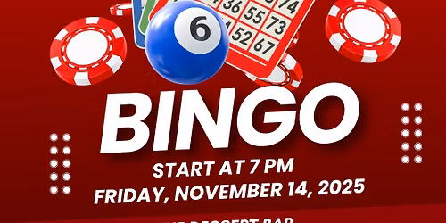 Friday Night B-I-N-G-O  at The Dessert Bar