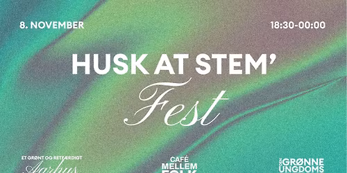 Husk at stem\u2019 fest\ud83e\udea9