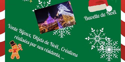 March\u00e9 de No\u00ebl de l'Association "Aux couleurs de la vie"