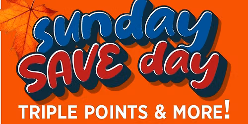 Sunday Save Day November