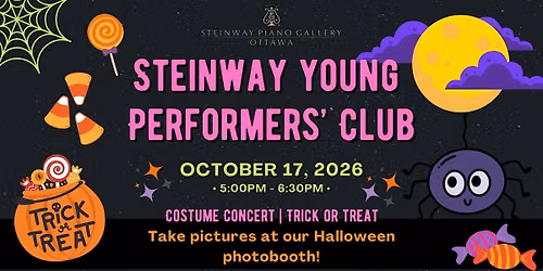 Steinway Young Performers\u2019 Club - October 17 , 2026