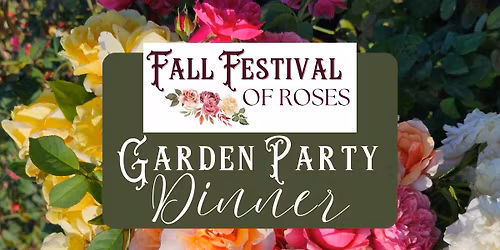 Fall Garden Party Dinner