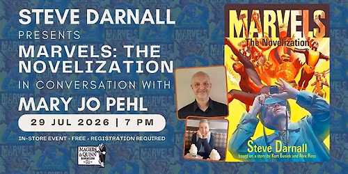 Steve Darnall presents Marvels in conversation with Mary Jo Pehl