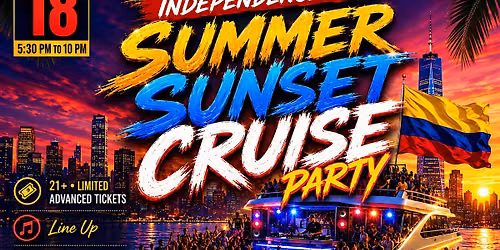 Pre-Colombian Independence Day Sunset Cruise Party: FTP INC