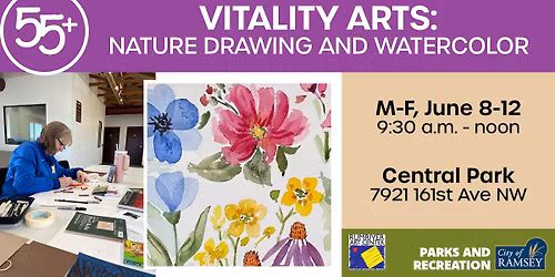 Vitality Arts: Nature Drawing and Watercolor