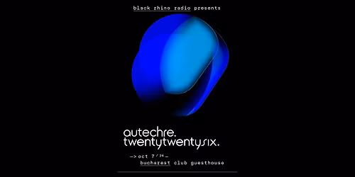 Black Rhino Radio presents: Autechre