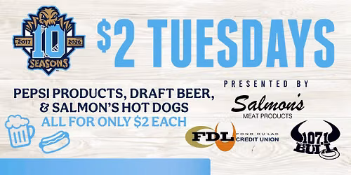 $2 Tuesdays