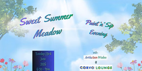 Sweet Summer Meadow Paint n Sip Evening