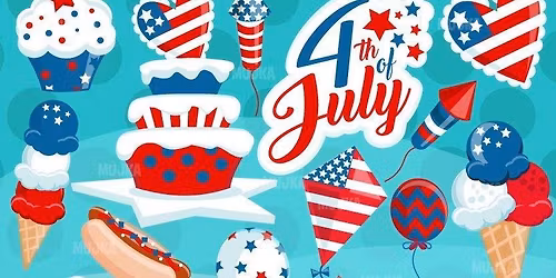 4th of July fire in the sky ICE CREAM PARTY 