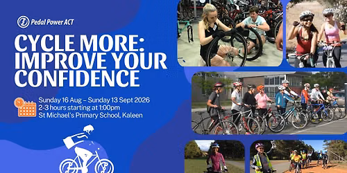 Cycle More: Improve your confidence  - Aug & Sept 2026