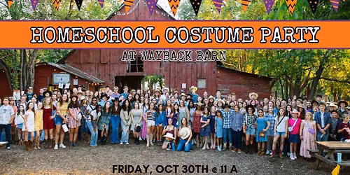 Homeschool Costume Party