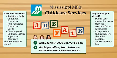 Job Fair - Mississippi Mills Childcare Services