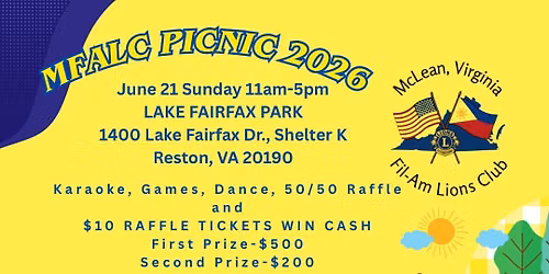 MFALC  Entrance Free PICNIC!!  JUNE CELEBRANTS TOO!!