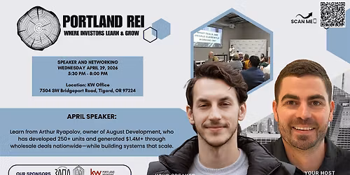 Portland REI April Meetup: Arthur Ryapolov