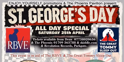 St Georges Day All dayer