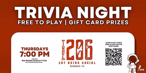 Roanoke Trivia Night | The 206 Brewery