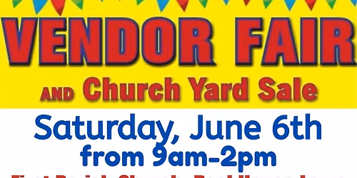 First Parish Kingston Vendor Fair\/Yard Sale