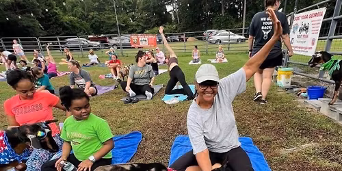 Goat Yoga on the farm!