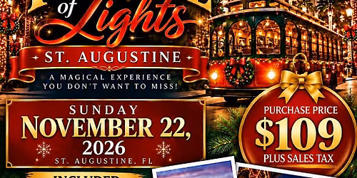 PW Charters Presents The Festival of Lights St. Augustine Lake Wales P\/U