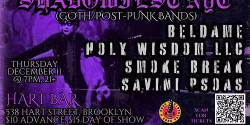 SHADOWFEST NYC @ Hart Bar, Thursday December 11