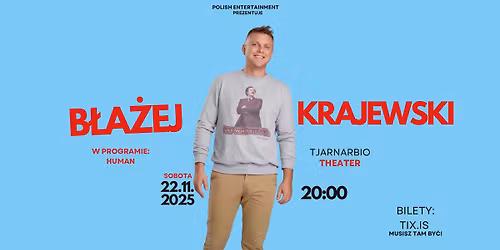 Reykjavik! Polski Stand-Up | B\u0142a\u017cej Krajewski