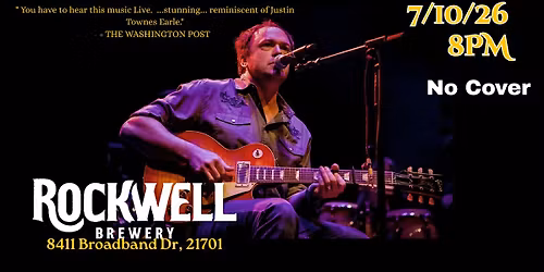 Drew Gibson & Full Band Live on Stage at Rockwell Brewery 7\/10\/26 8PM
