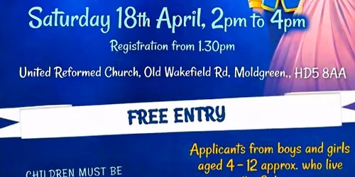 Choosing of the Gala Royal Court and free kids' disco with SPIKE BONZO