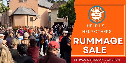 Circle of St Paul's Spring Rummage Sale, Friday 1 May 2026