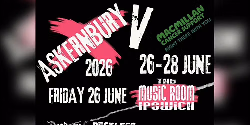 Askernbury Festival 2026 - The Music Room - Ipswich 