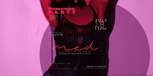 International Party: Persian \u2022 Turkish \u2022 Arabian \u2022 Latin Night