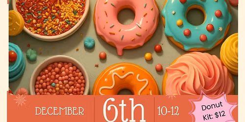 Christmas Donut Decorating with Heirloom Donuts