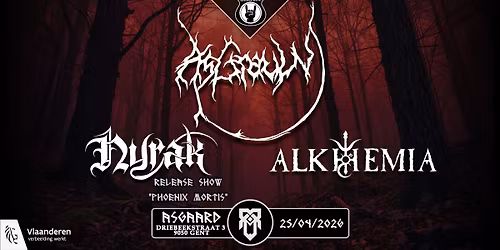 Alkhemia (FR) + Nyrak (BE) + Asgrauw (NL) live at Asgaard