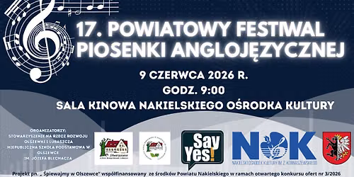 \ud83c\udfa4 17. Powiatowy Festiwal Piosenki Angloj\u0119zycznej