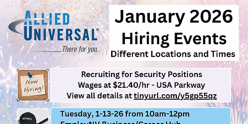Allied Universal Hiring Event