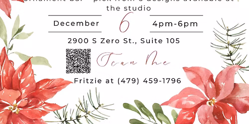 Christmas Door Hanger and Ornament Bar Paint Party