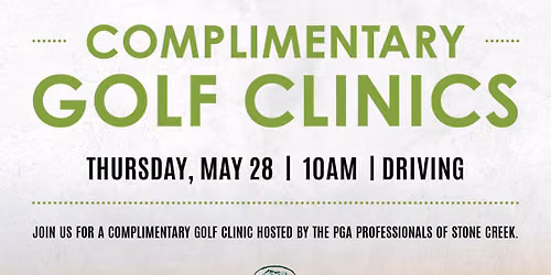 Complimentary Golf Clinic 