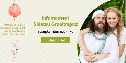 Infomoment - Shiatsu groeitraject
