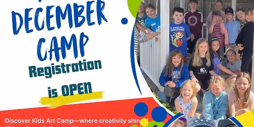 Kids December Arts & Crafts Camp $99 day ages 6 & up