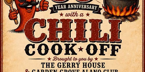 STRAIGHT TALK GERRY HOUSE 20TH ANNUAL CHILI COOKOFF & CAR SHOW W\/GG ALANO CLUB PARTICIPATION