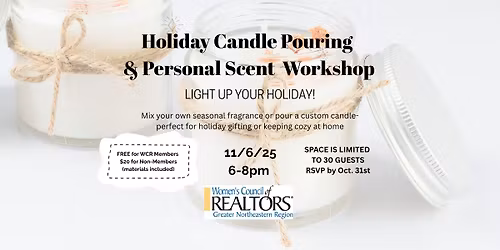 Holiday Candle Pouring & Personal Scent Workshop