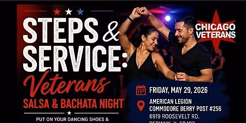 Steps & Service: Veterans Salsa & Bachata Night