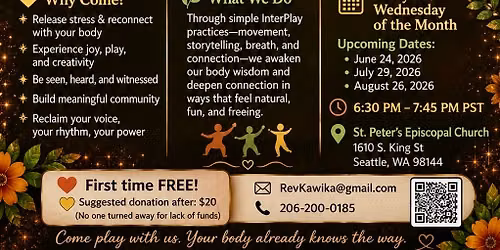 BIPOC Body Wisdom InterPlay Gatherings