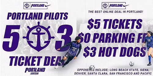 Parking Portland Pilots at San Francisco Dons Womens Basketball