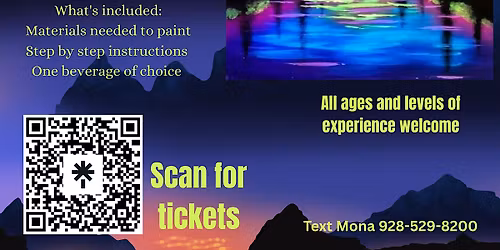 Black Light Paint Class Cerbat Lanes