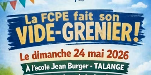 vide-grenier FCPE