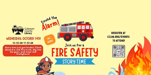 Fire Safety Story Time at the Library