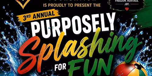 Purposely splashing for fun