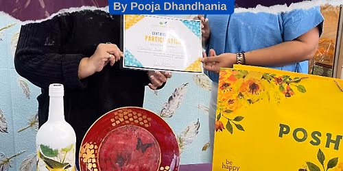 MasterClass Decoupage workshop By Pooja Dhandhania