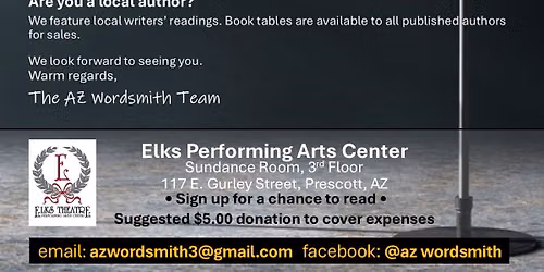 Prose Open Mic at the Elks